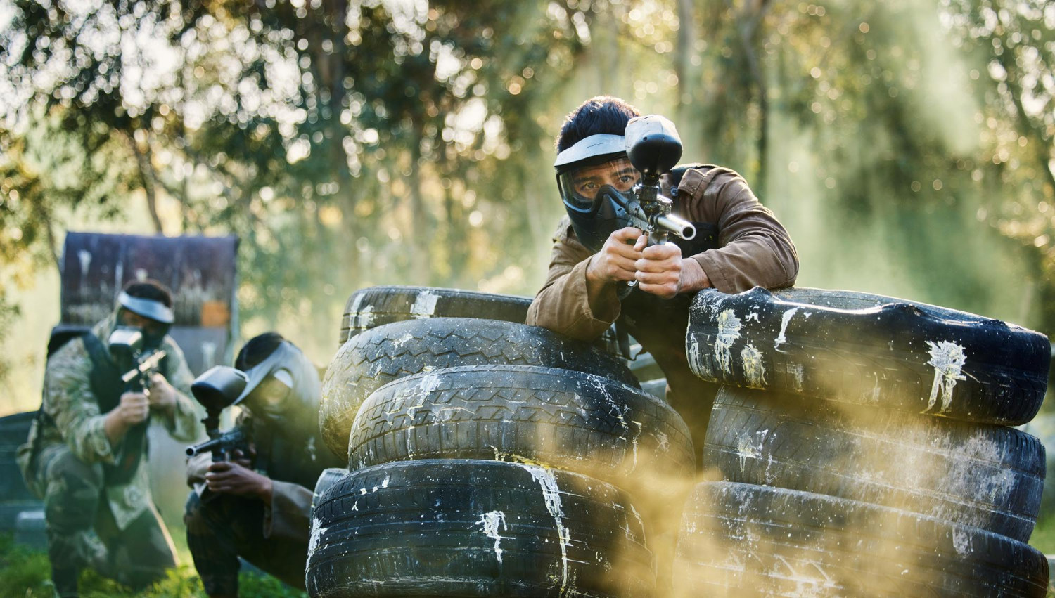 Paintball action